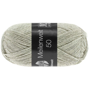 Lana Grossa MEILENWEIT 50g | 1102-natur meleret