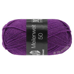 Lana Grossa MEILENWEIT 50g | 1426-mørk violet