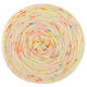 Lana Grossa MEILENWEIT 100g Merino Hand-dyed | 31-rå hvid/neongul/mørk petrol/rød/hindbær