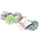 Lana Grossa MEILENWEIT 100g Merino Hand-dyed | 302-lys grå/gulgrøn/pink/mørk petrol/sortgrøn