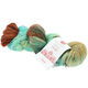 Lana Grossa MEILENWEIT 100g Merino Hand-dyed | 308-mørk brun/turkisblå/mynte/lys beige/sandbeige/rust