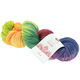 Lana Grossa MEILENWEIT 100g Merino Hand-dyed | 409-gulgrøn/mørk grøn/ruste/orange/limett/grå violet/antikviolet/grågrøn