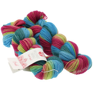 Lana Grossa MEILENWEIT 2 tråde à 50g Merino Hand-dyed | 213-Budh