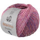 Lana Grossa MEILENWEIT 100g Merino Extrafine Shades | 7224-rosa/pink/okker/blåviolet/mørk rød