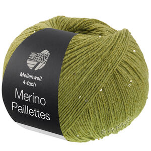 Lana Grossa MEILENWEIT 100g Merino Paillettes | 2307-lys grøn