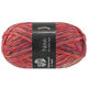 Lana Grossa MEILENWEIT 100g Neve | 4431-hindbærrød/petrol/rust/marine/honninggul