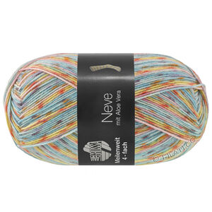 Lana Grossa MEILENWEIT 100g Neve | 4437-turkis/rosa/gul/rust/mynteturkis/syren/mørk grå