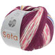 Lana Grossa MEILENWEIT 100g Seta Adriana | 3242-fuchsia/hvid/lilla/orange/rosa