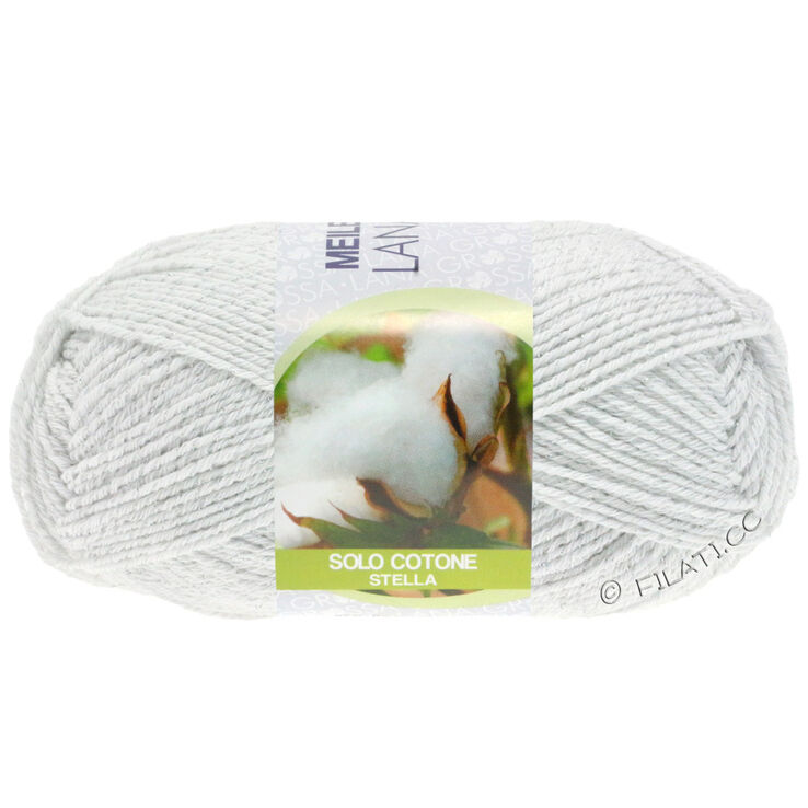 Lana Grossa MEILENWEIT 50g Solo Cotone Stella | 3601-hvid