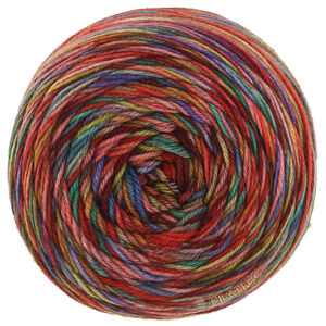 Lana Grossa MEILENWEIT 100g Sooty | 6231-rød/lys rød/mørk rød/jade/orange/gul/mørk blå/mørk grøn