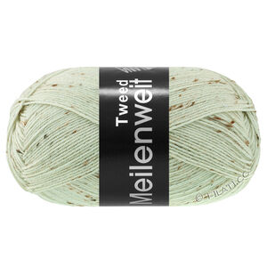 Lana Grossa MEILENWEIT 100g Tweed | 182-hvidgrøn