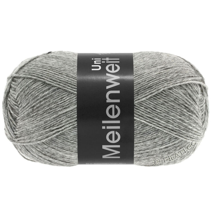 Lana Grossa MEILENWEIT 100g | 1103-grå meleret