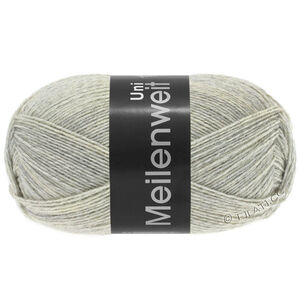 Lana Grossa MEILENWEIT 100g | 1358-lys grå meleret
