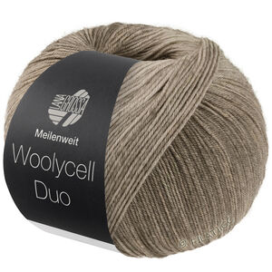 Lana Grossa MEILENWEIT 100g Woolycell Duo | 6010-lys grå/perlegrå/musegrå