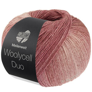Lana Grossa MEILENWEIT 100g Woolycell Duo | 6011-sandbeige/nougat/rødbrun