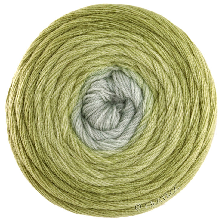 Lana Grossa MERINO LACE AQUARELL | 01-oliven/lys oliven/grøngrå