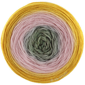 Lana Grossa MERINO LACE AQUARELL | 02-karry/gammelrosa/grågrøn