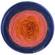 Lana Grossa MERINO LACE AQUARELL | 07-orange/nellikerosa/mørk blå