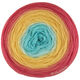 Lana Grossa MERINO LACE AQUARELL | 15-laksrød/laksorange/gul/turkis