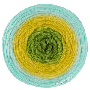 Lana Grossa MERINO LACE AQUARELL | 20-kiwi/refleksgul/akva