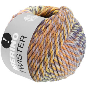 Lana Grossa MERINO TWISTER | 04-sartblå/lilla/orange/gul/sartlilla