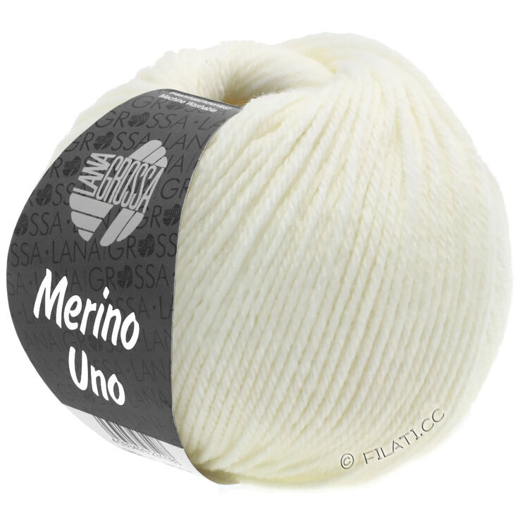 Lana Grossa MERINO UNO | 01-hvid