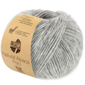 Lana Grossa NATURAL ALPACA Pelo | 003-lys grå meleret
