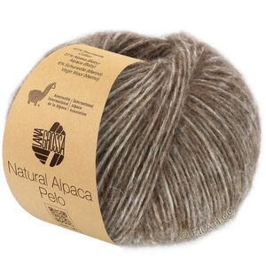 Lana Grossa NATURAL ALPACA Pelo | 008-mørk brun meleret