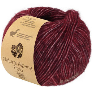 Lana Grossa NATURAL ALPACA Pelo | 030-burgund meleret
