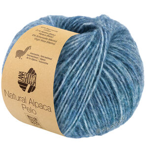 Lana Grossa NATURAL ALPACA Pelo | 035-mørk petrol meleret