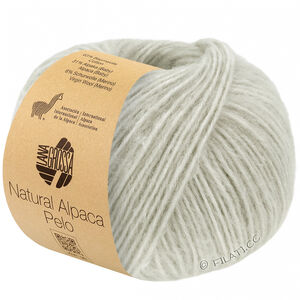Lana Grossa NATURAL ALPACA Pelo | 036-rå hvid/lysende grå