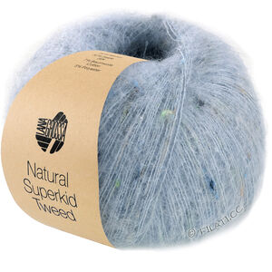 Lana Grossa NATURAL SUPERKID TWEED | 618-lys blå