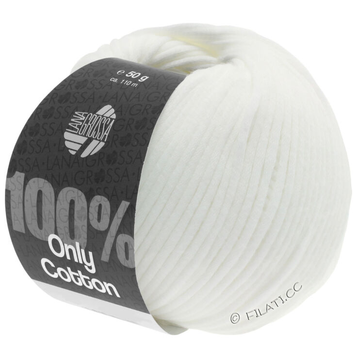 Lana Grossa ONLY COTTON | 01-hvid