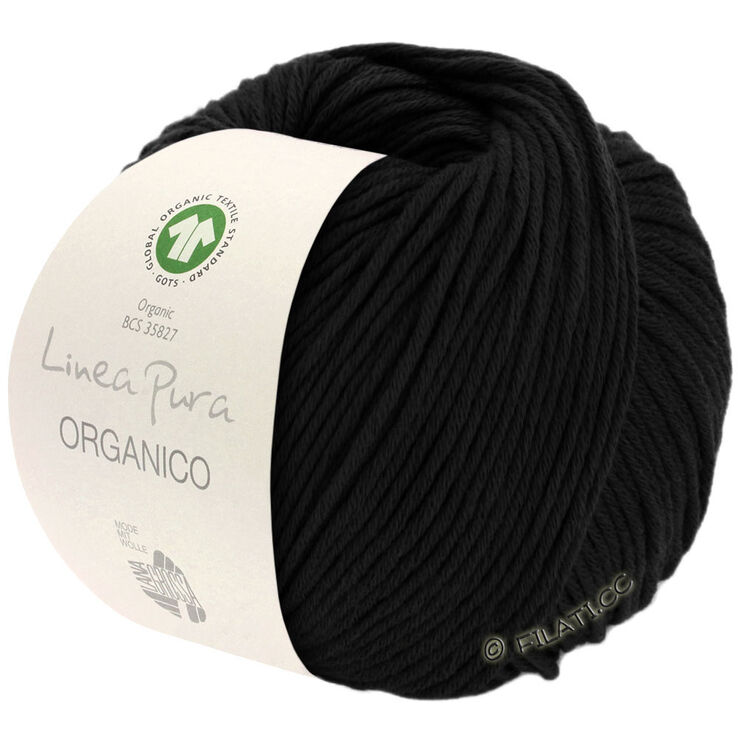 Lana Grossa ORGANICO (Linea Pura) | 014-sort