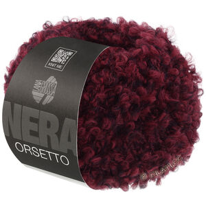 Lana Grossa ORSETTO Moulinè (Nera) | 102-burgund/sort