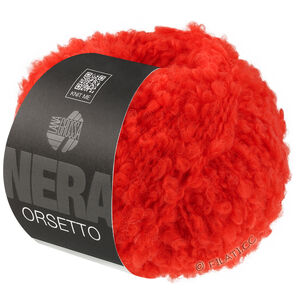 Lana Grossa ORSETTO (Nera) | 17-refleksrød