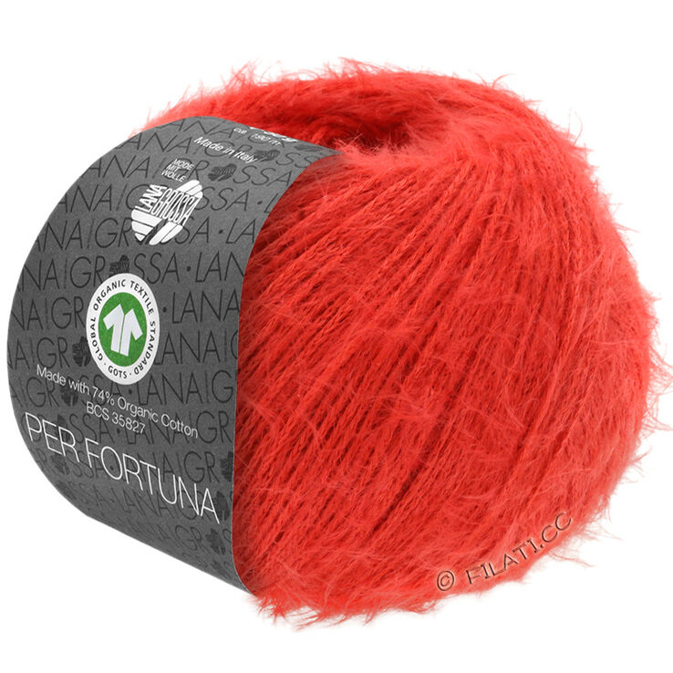 Lana Grossa PER FORTUNA (GOTS) | 02-rød