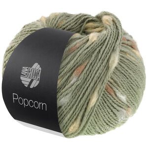 Lana Grossa POPCORN | 13-resedagrøn/beige/kamel/nougat