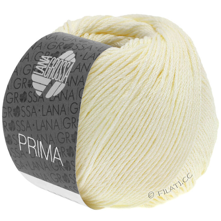 Lana Grossa PRIMA | 01-rå hvid