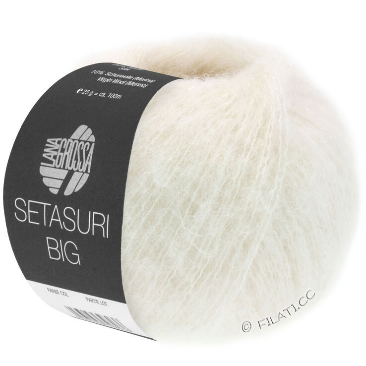 Lana Grossa SETASURI Big | 501-hvid