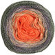 Lana Grossa SHADES OF MERINO COTTON | 413-orange/beige/aubergine/mørk grå