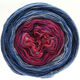 Lana Grossa SHADES OF MERINO COTTON | 604-syren-pink/violet/hvid/mellem blå/dueblå