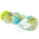 Lana Grossa SILKHAIR Hand-dyed | 607-lys blå/hvid/gulgrøn/grå/turkis