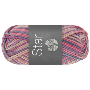 Lana Grossa STAR Print | 366-lys grå/pink/violet/gråblå/rosa beige