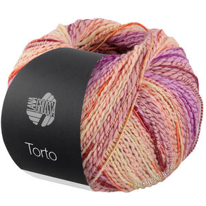 Lana Grossa TORTO | 06-bleggul/lilla/vinrød/orange/rosa/gul/laks