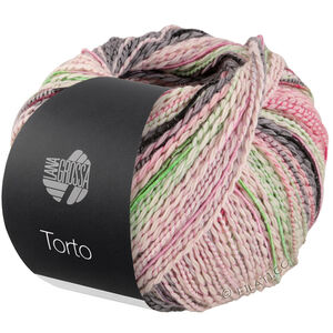 Lana Grossa TORTO | 07-bleggrøn/rosé/rosa/grøn/mørk grå/antracit/rød