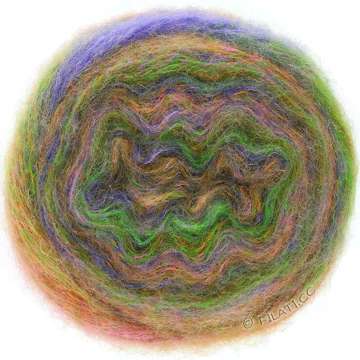Lana Grossa TUTTI | 01-orange/syren/gulgrøn/rosa/violet