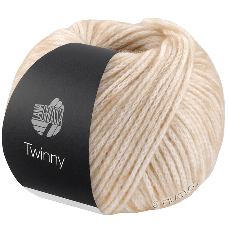Lana Grossa TWINNY | 01-lys beige/sandbeige