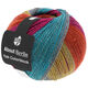 Lana Grossa MEILENWEIT 100g Yak Colorblock (ABOUT BERLIN) | 638-fuchsia/jade/grågrøn/grågul/orange meleret