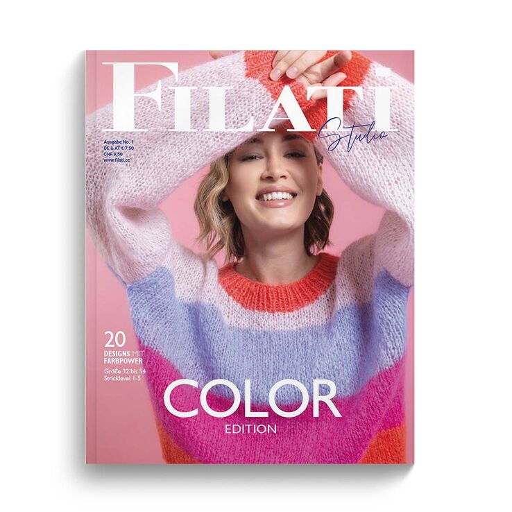 COLOR Edition No. 1 - Magasin (DE) + Strikkeopskrifter (DK) fra FILATI Studio
